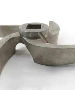 Alternative view of Tri-Clover 7-3/4" Stainless Steel Open Impeller