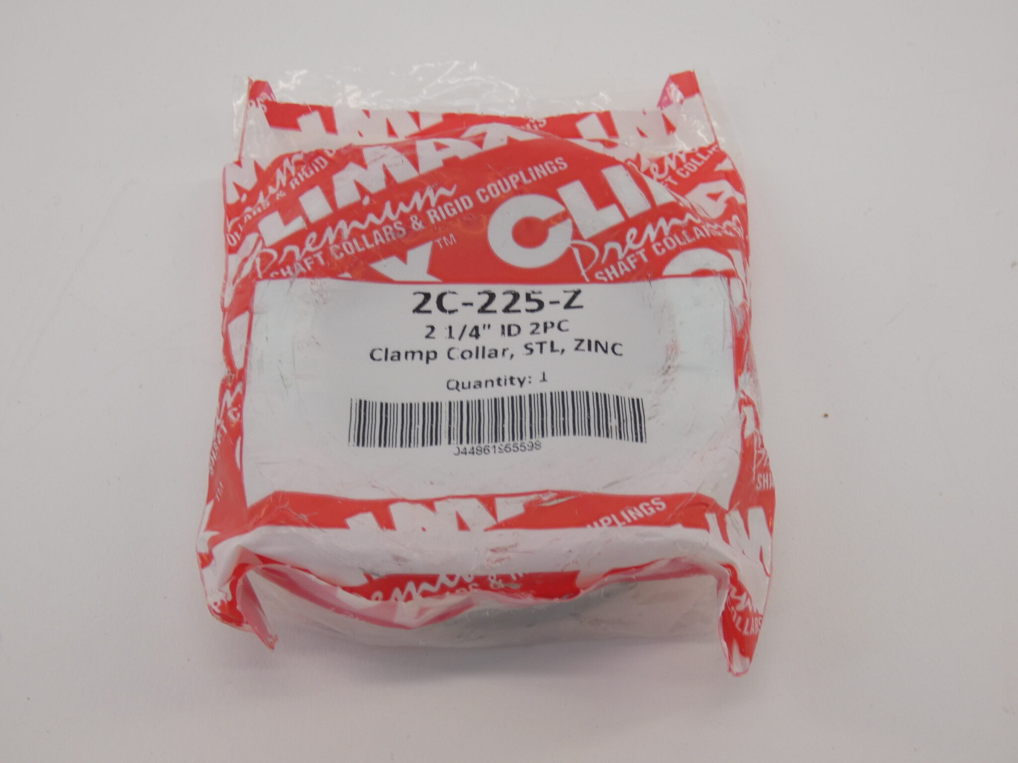 Climax 2C-225-Z Shaft Collar, 2-1/4″ ID, Zinc, 2PC – GPM Surplus