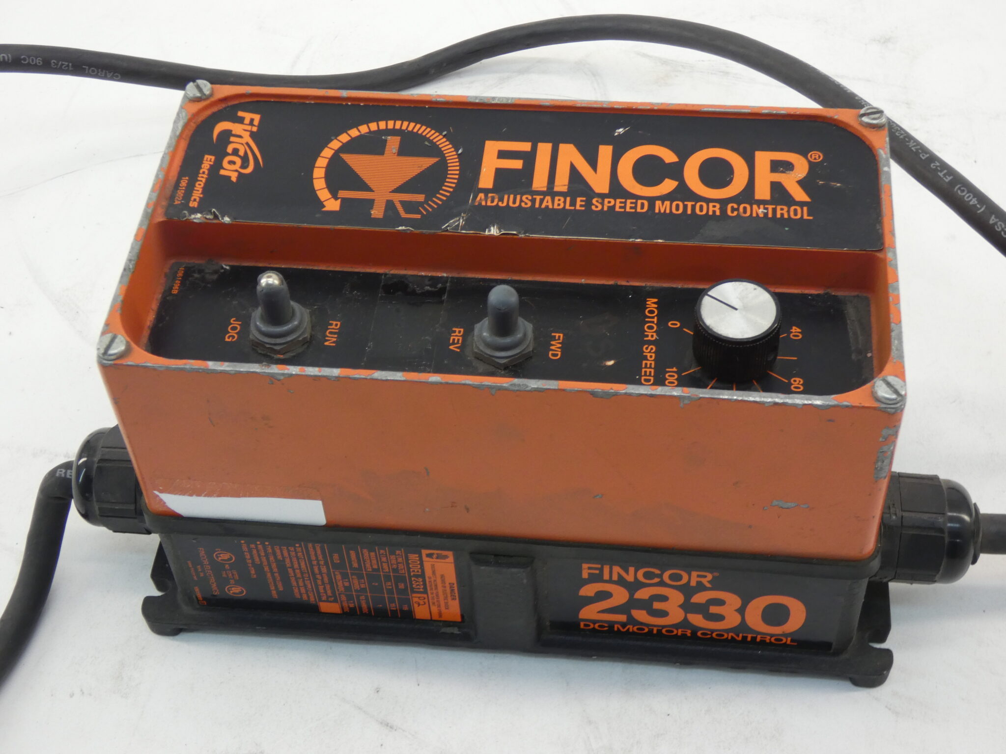 Fincor 2330 DC Motor Control Adjustable Speed, 2331 – GPM Surplus