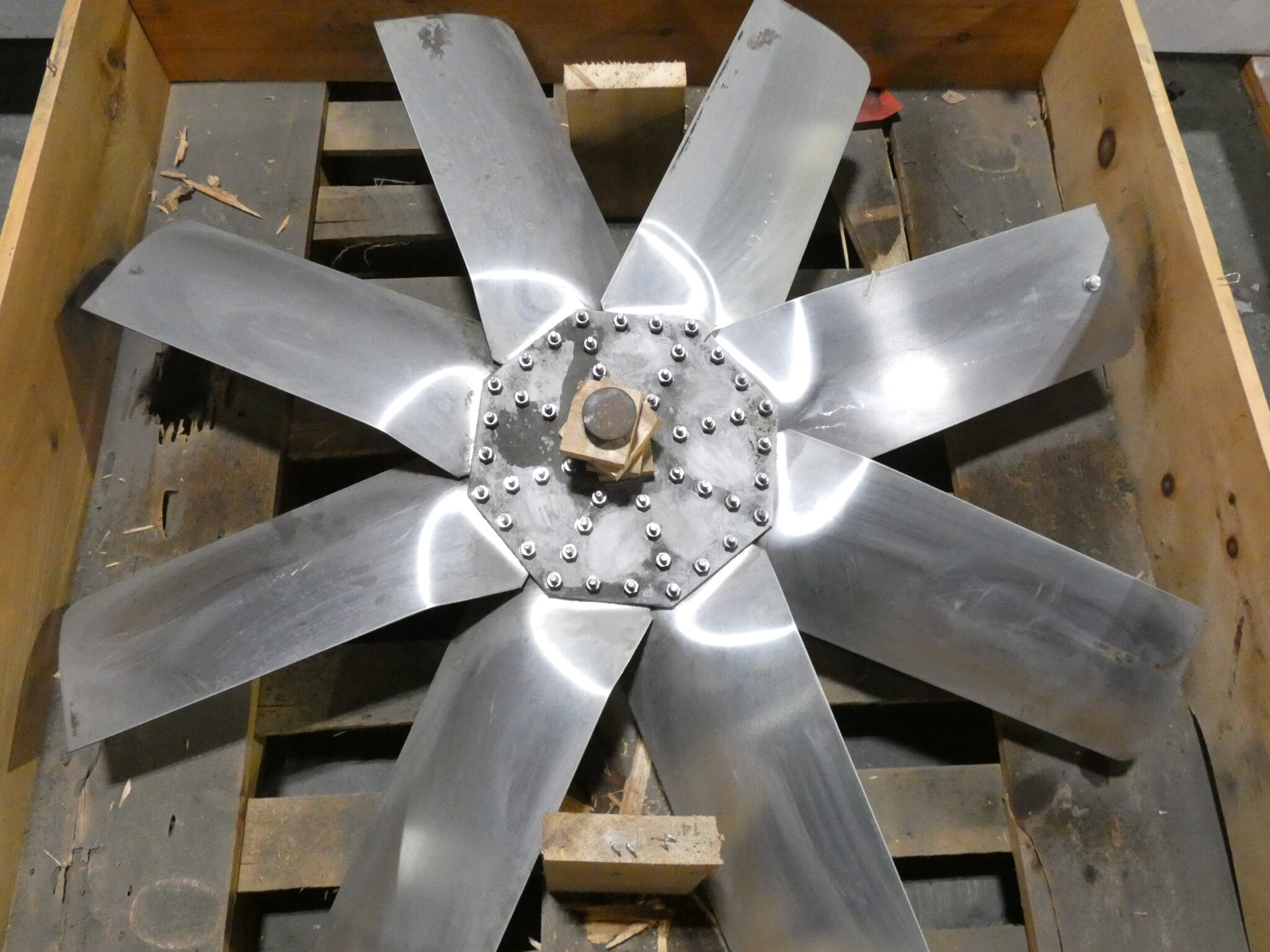 Industrial Stainless Steel Fan Blade 48″ Diameter – GPM Surplus