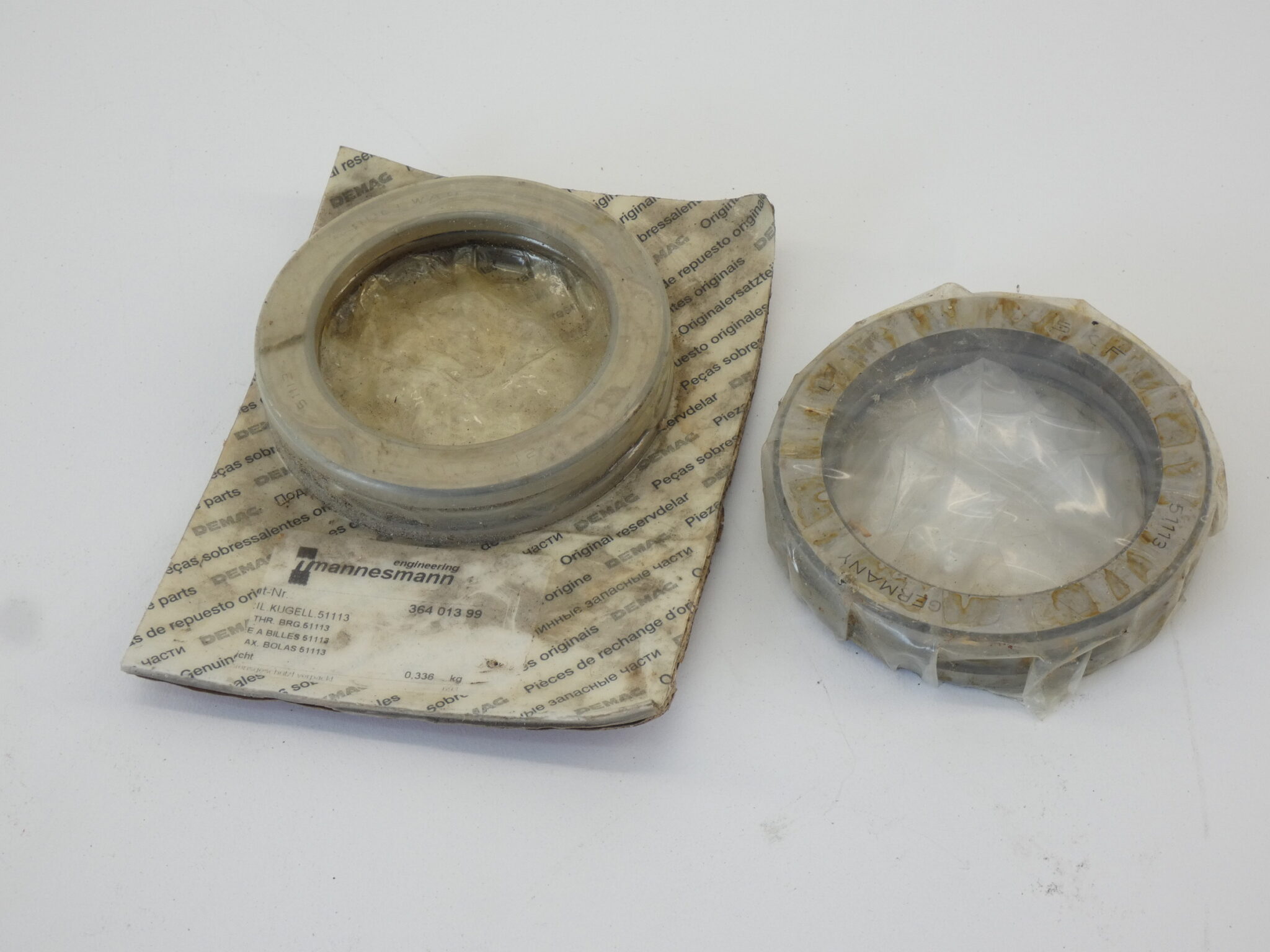 *Lot of 2* Mannesmann SKF 51113 Thrust Ball Bearing 2-5/8″ Bore 3-9/16 ...