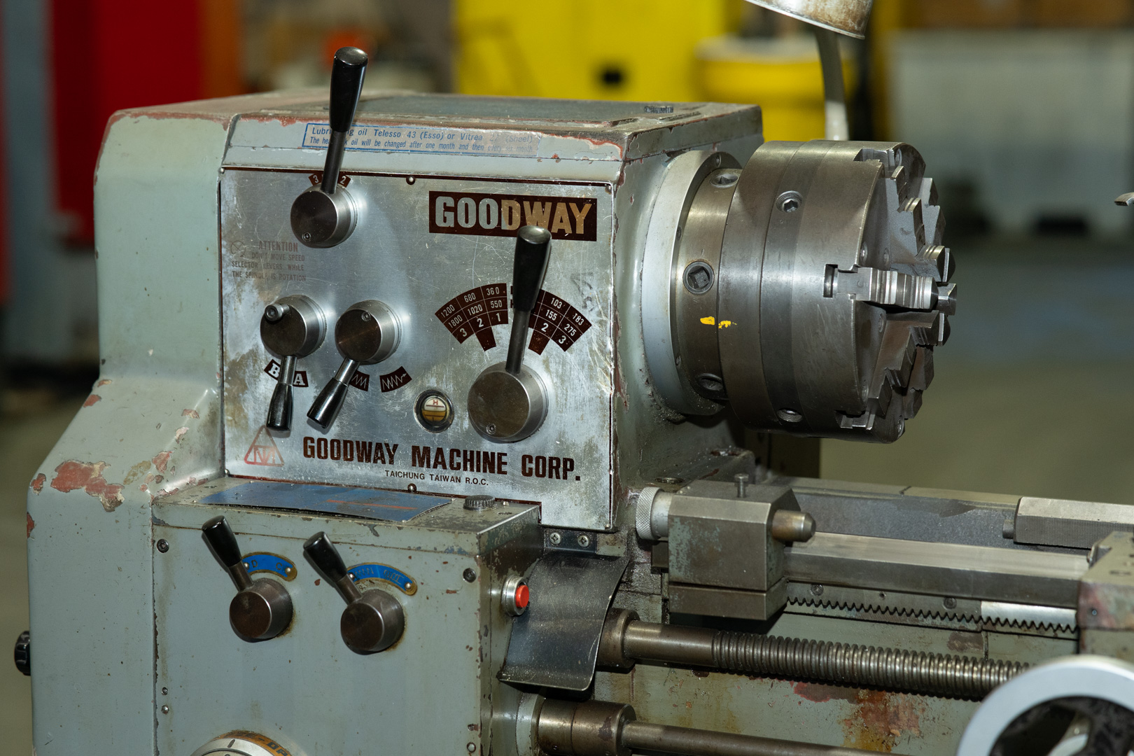Goodway GW-1440 Engine Lathe 6' Bed - Image 7