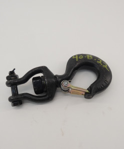Crosby Swivel Hoist Eye Hook w/ Latch Black