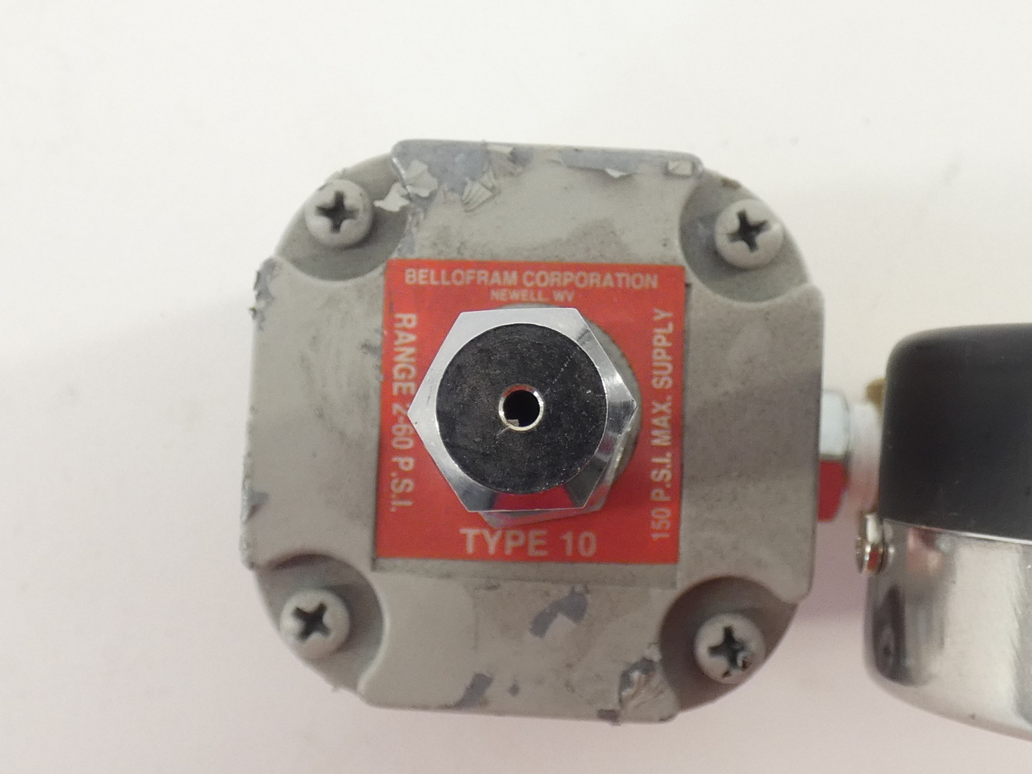 Bellofram Type 10 Air Pressure Regulator w/ Yamamoto Keiki Pressure Gauge - Image 7