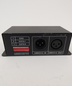 Alternative view of LT-DMX-6803 Decoder Controller DMX512 DC5V-DC24V IN OUT