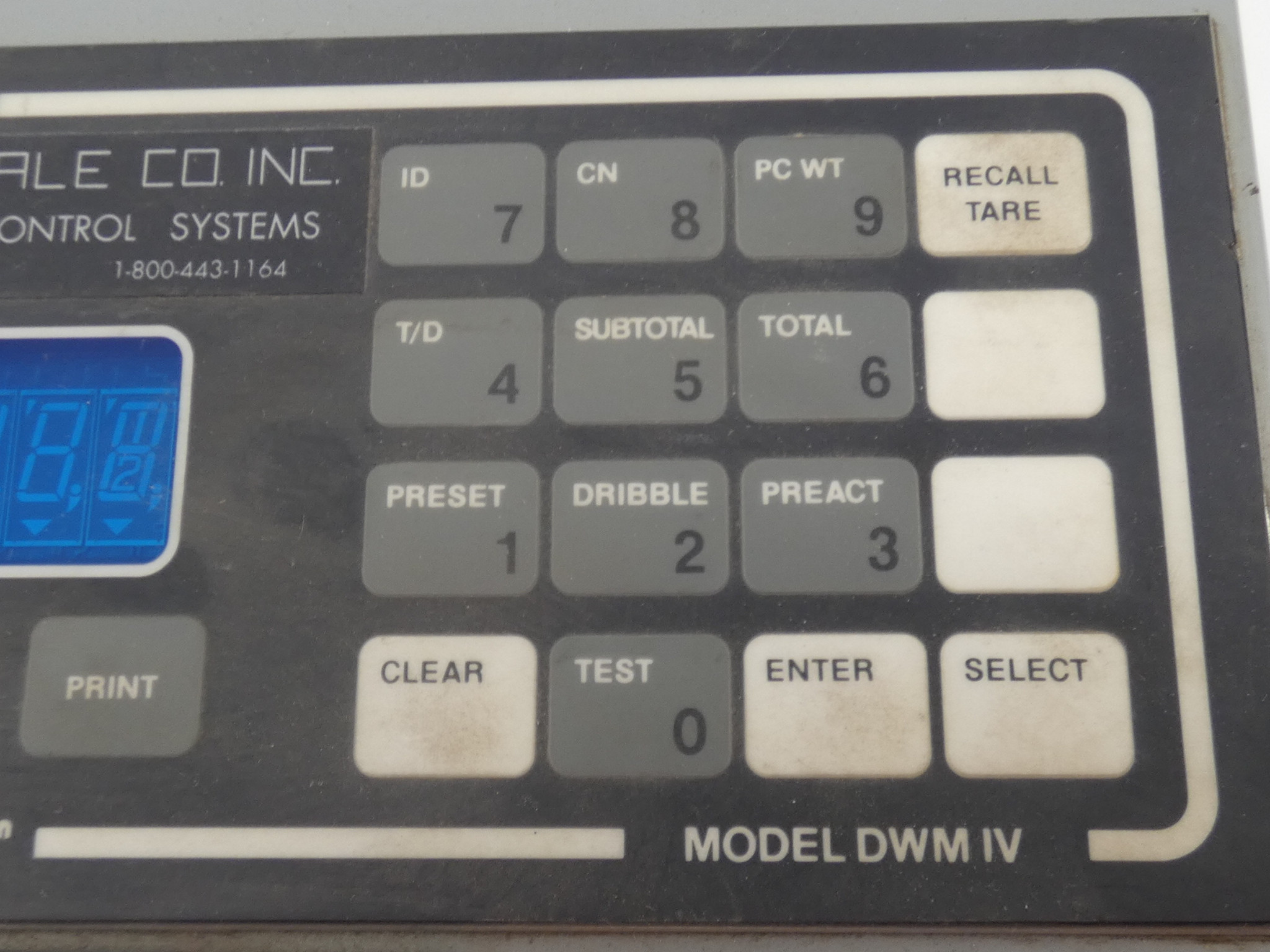 *Parts Only* Flex Weigh DWM-IV Digital Weight Meter NO POWER Indicator Scale Control - Image 4