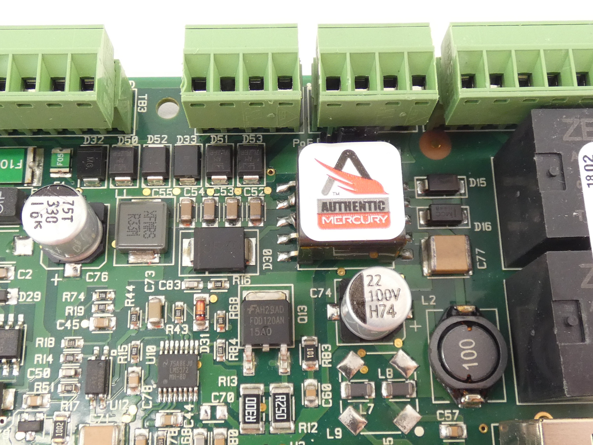 Authentic Mercury MR51e Access Control System Unit Interface Panel
