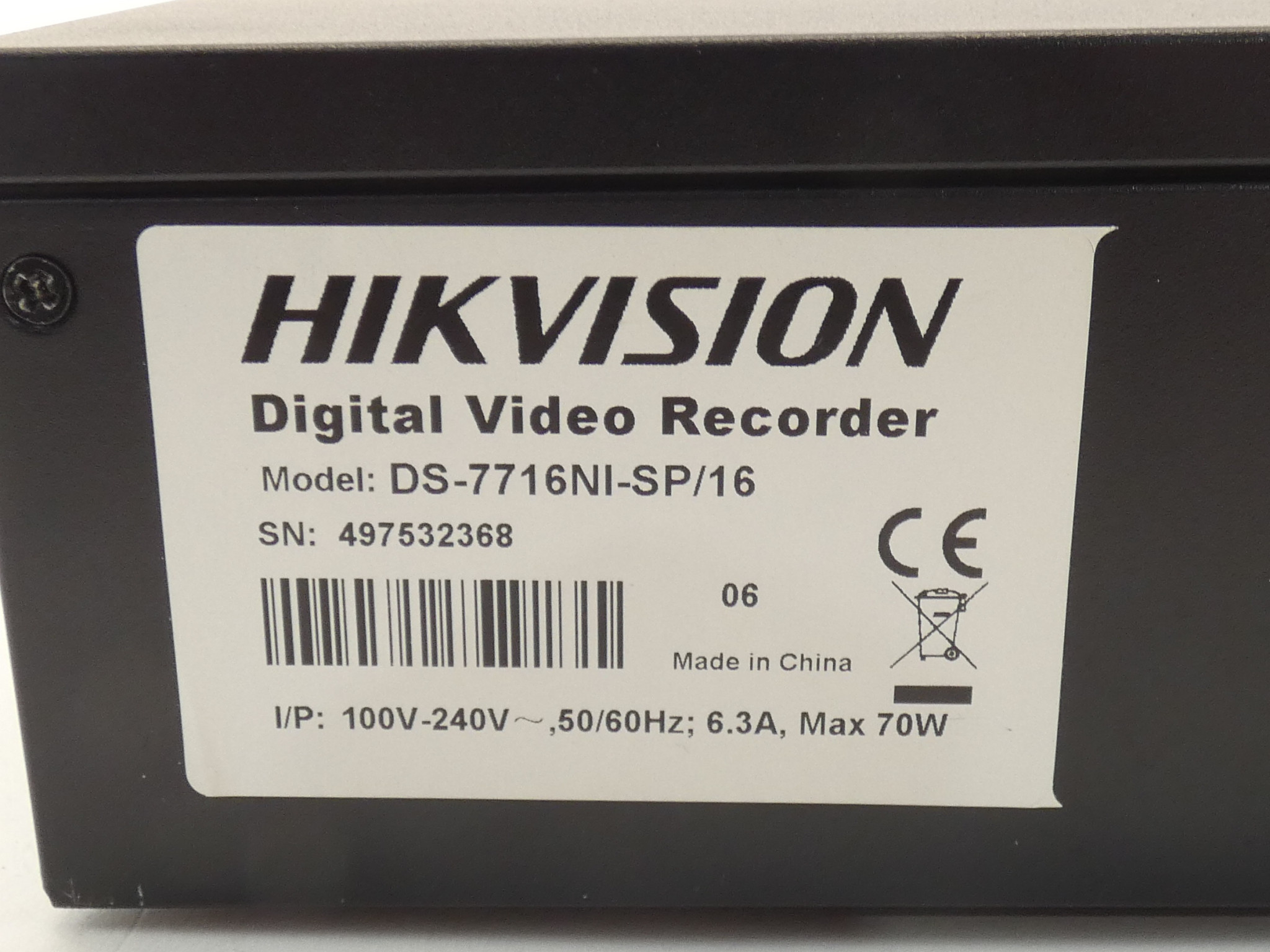Hikvision DS-7716NI-SP/16 DVR Digital Video Recorder 16-Channel - Image 12