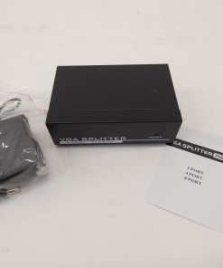 SR Components B15SPL2 2-Port VGA Video Splitter 350MHz 1920x1440 Black
