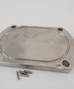 JP2677-A1 Stainless Steel Cover Plate W/ Hardware 7 1/2" L 4 3/4
