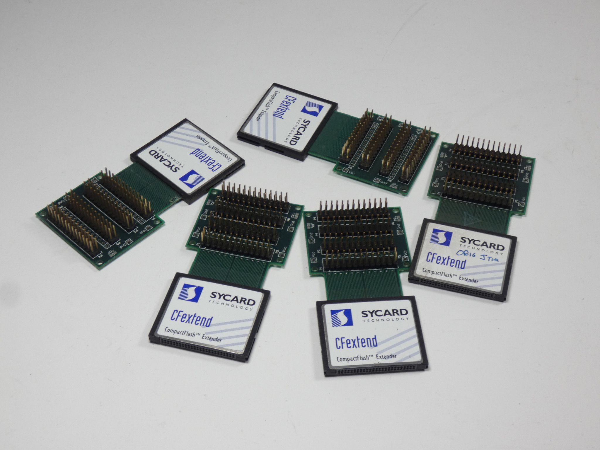 Lot of 5* Sycard CFextend 180HIB CompactFlash Extender CF Host