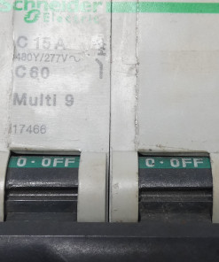 Alternative view of Schneider Electric 17466 Circuit Breaker 15A 3P C60 Multi 9 480Y/277V