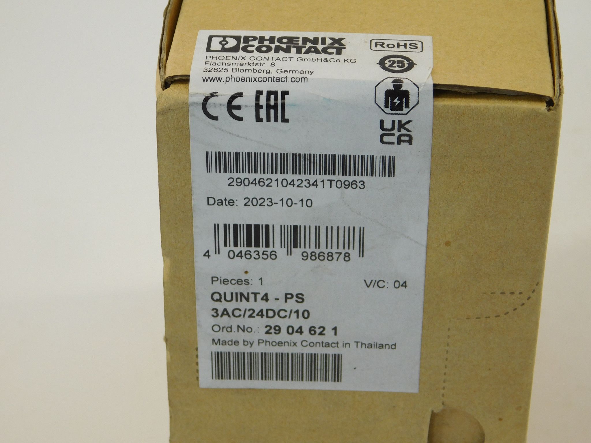 Phoenix Contact 2904621 QUINT4-PS 3AC/24DC/10 Power Supply - Image 3