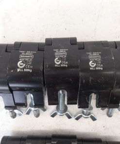 Alternative view of *Lot of 10* Doughty T58601 Half-Coupler WLL500KG Black Clamp 48-51mm