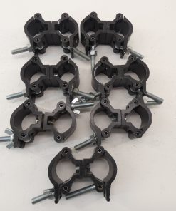 *Lot of 7* Doughty TUV SWL500KG Black Half Coupler