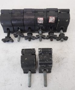 *Lot of 8* Light Source Black Half Mega-Coupler SWL500KG-1100LBS