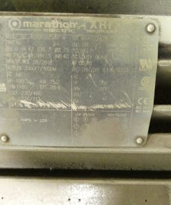 Alternative view of 100HP Marathon 405TTFS6036BT XRT High Efficiency Electric Motor 3PH 1780RPM 405T Frame