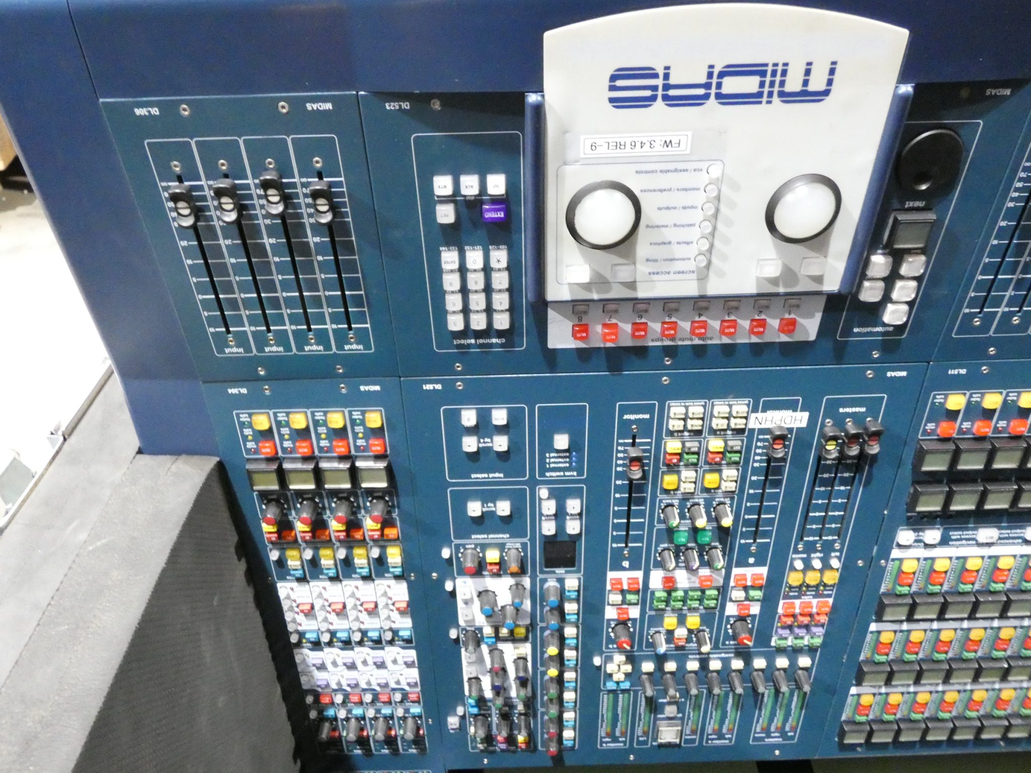 Midas Pro X Digital Mixing Console Control Surface Contact for