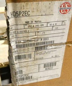 Alternative view of 5HP Nidec US Motors HD5P2EC Electric Motor GF22 230/460V 184TC 3PH
