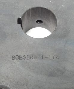 Alternative view of AMEC 80BS18H Roller Chain Sprocket 1-1/4" Bore 18-Teeth