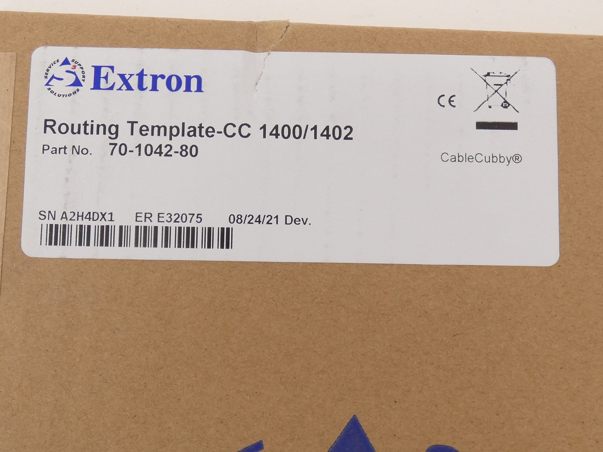 Extron 70-1042-80 CC Routing Template 1400/1402 – GPM Surplus