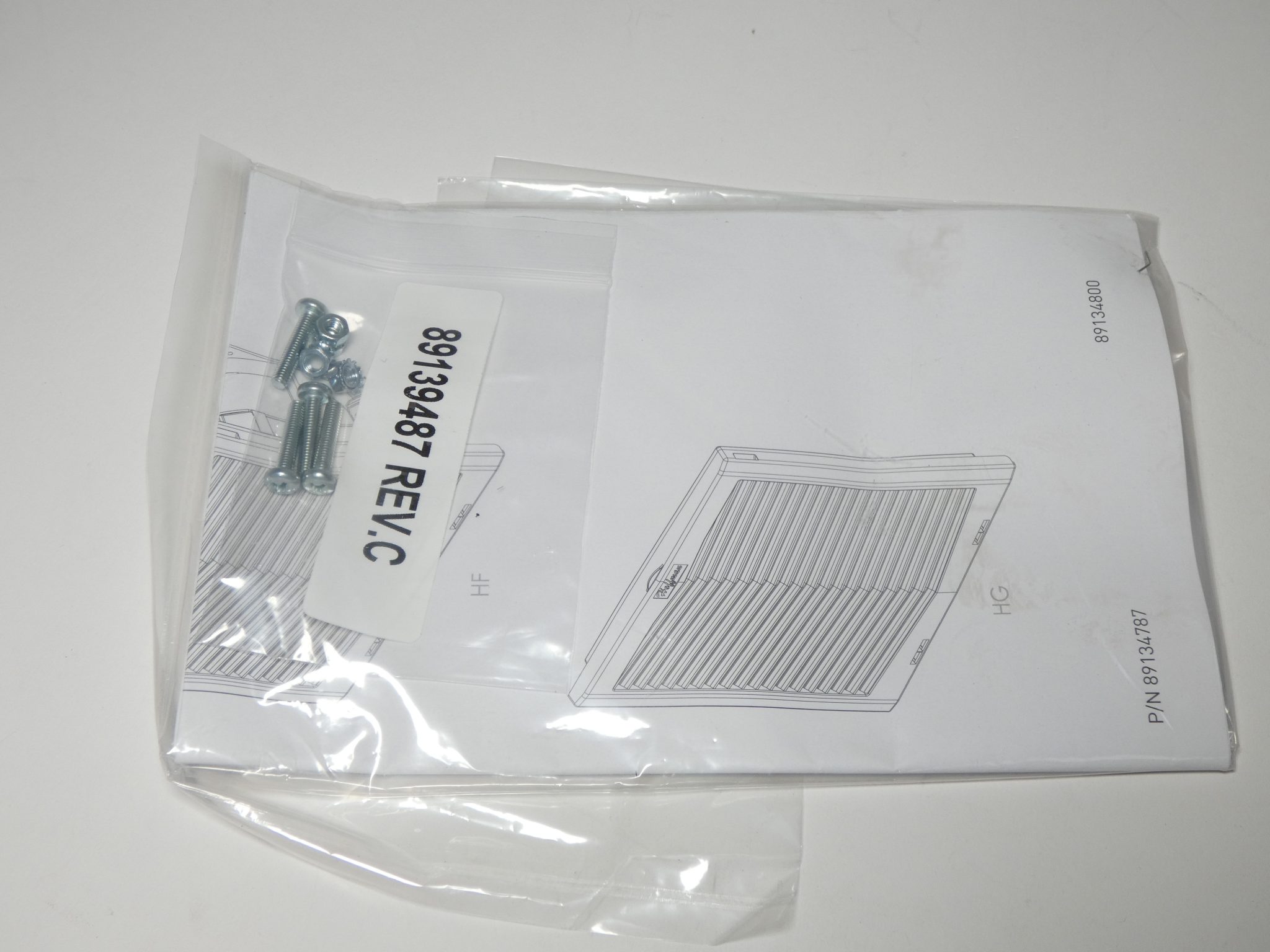 nVent Hoffman HG0400403 34324 Filter Exhaust 4″ Grill Kit IP54 9011 ...