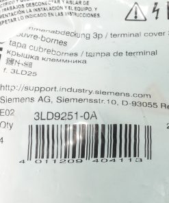 Alternative view of *Pack of 2* Siemens 3LD9251-0A 3P Terminal Cover