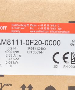Alternative view of Beckhoff AM8111-0F20-0000 Servomotor 48VDC