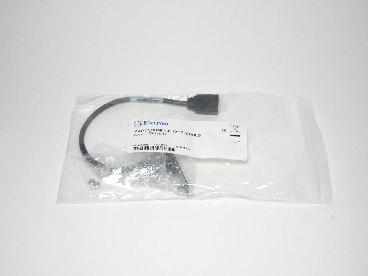 Extron 70-616-12 AAP HDMI F-F 10″ Pigtails – GPM Surplus