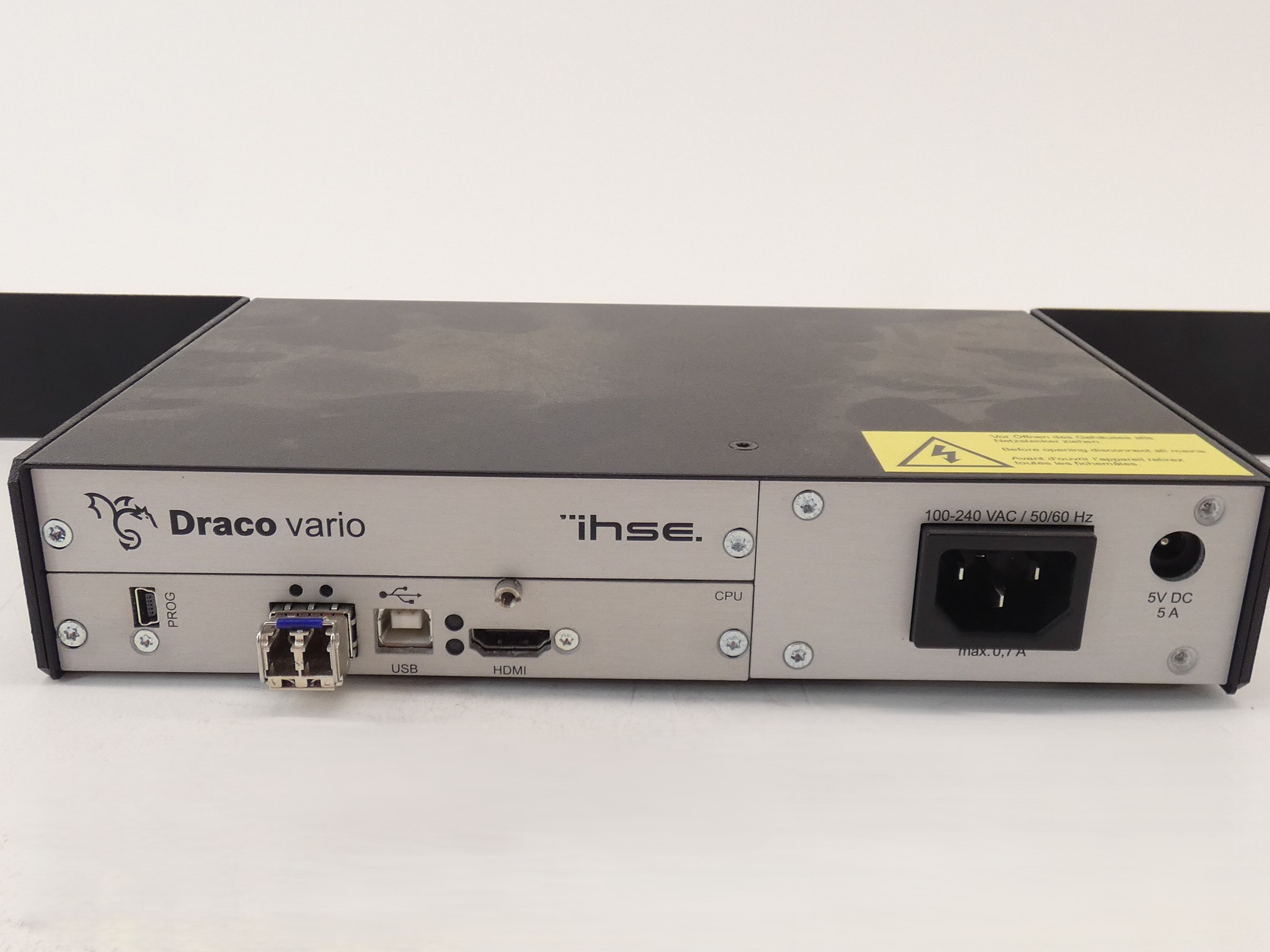 IHSE Draco Vario 2N 474-BODY2N Chassis Module NO Power Cable L481-BHHS ...