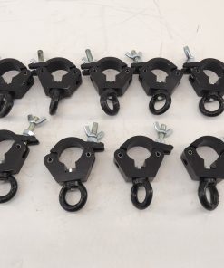 *Lot of 9* Doughty Half Coupler Clamp 750kg Eye Nut