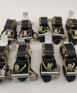 *Lot of 9* US Cargo Control 5012WH-BLK 2" x 12" Black Ratchet Strap W/ Wire