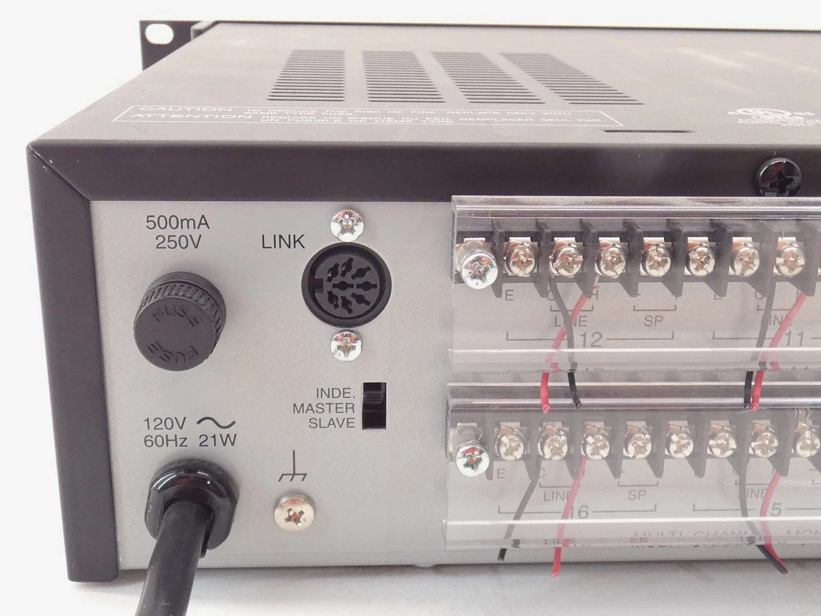 TOA MP-1216 Multi-Channel Monitor 120V 20W – GPM Surplus