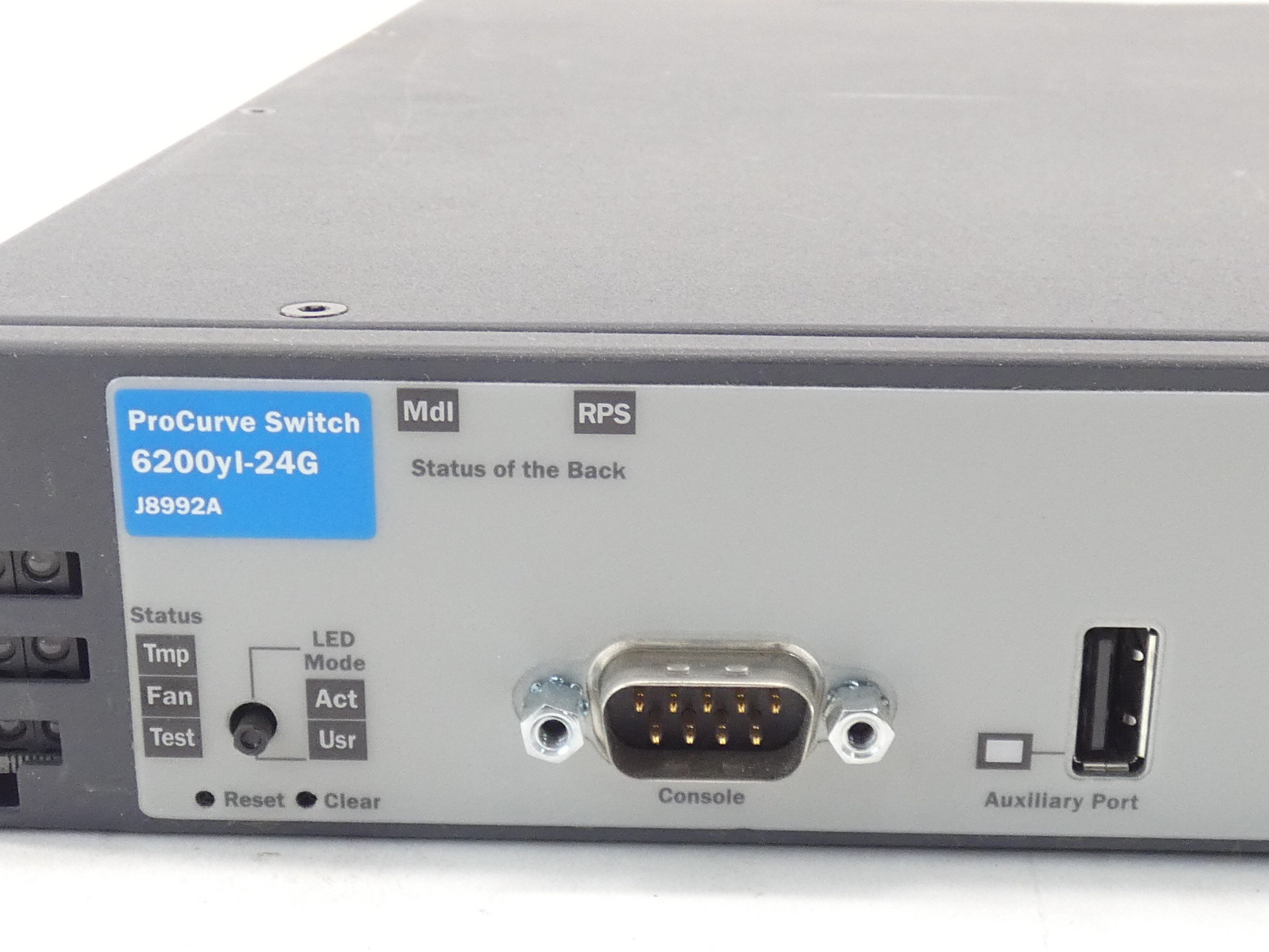 HP J8992A ProCurve 6200YL-24G 24-Port Network Switch NO Power Cord - Image 8
