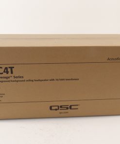 *Pair* QSC AC-C4T Full Range Ceiling 4" Loudspeaker 70/100V