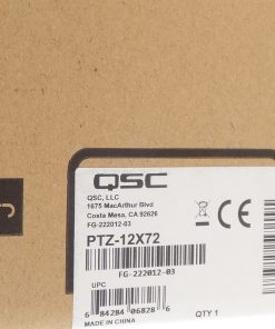 QSC PTZ-12X72 Conference Camera NO Power Cord 12VDC 12W