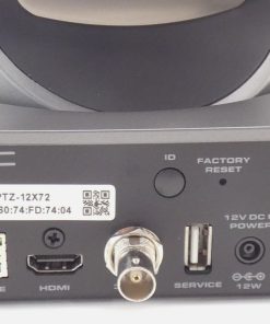 QSC PTZ-12X72 Conference Camera NO Power Cord 12VDC 12W