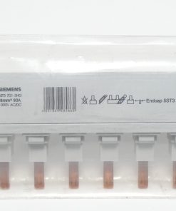 Siemens 5ST3 701-3HG Sentron Pin Busbar 18mm² 1016mm 80A 1000VAC/DC