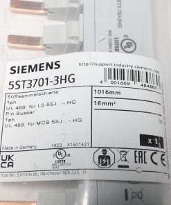 Siemens 5ST3 701-3HG Sentron Pin Busbar 18mm² 1016mm 80A 1000VAC/DC