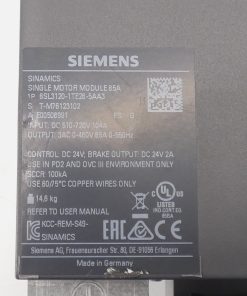 Siemens 6SL3120-1TE28-5AA3 Sinamics Single Motor Module 85A