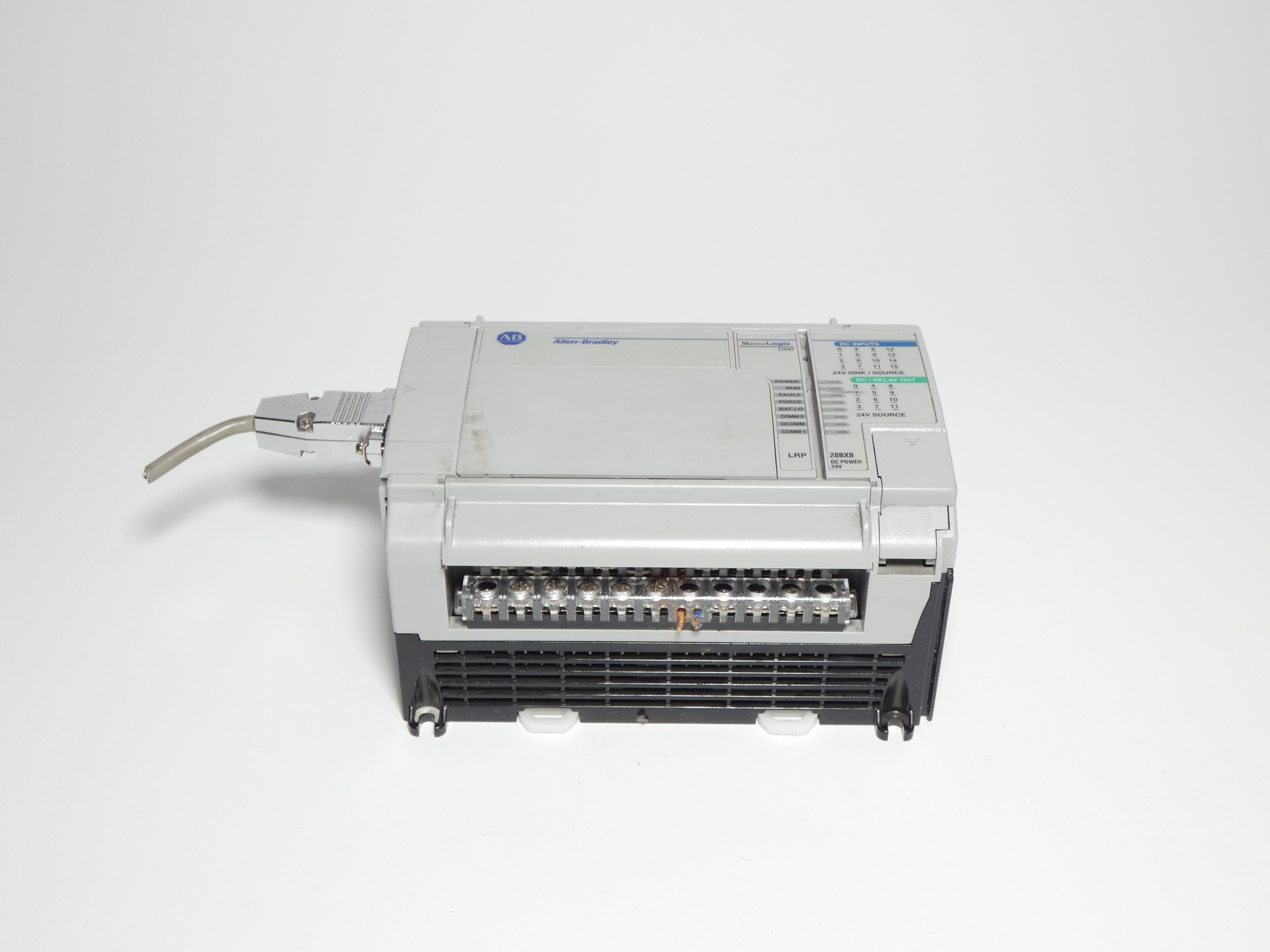 Allen-Bradley 1764-28BXB Controller MicroLogix 1500 w/ 1764-MM2 Memory Module 24VDC