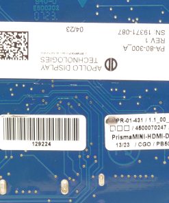 Alternative view of Apollo PrismaMINI-HDMI-DP-II-00 Controller Board