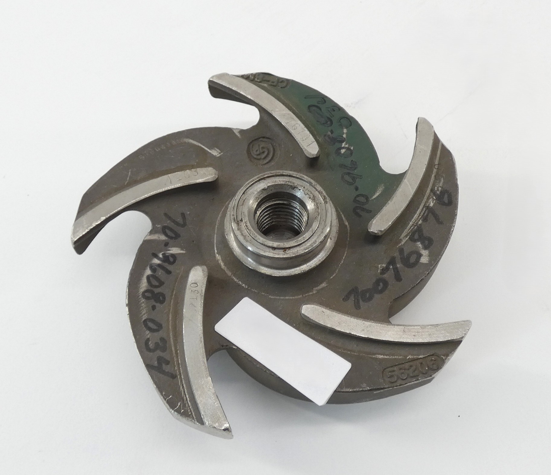 Goulds 56206 5 Vane Centrifugal Impeller 11/16" ID 5-3/4" OD