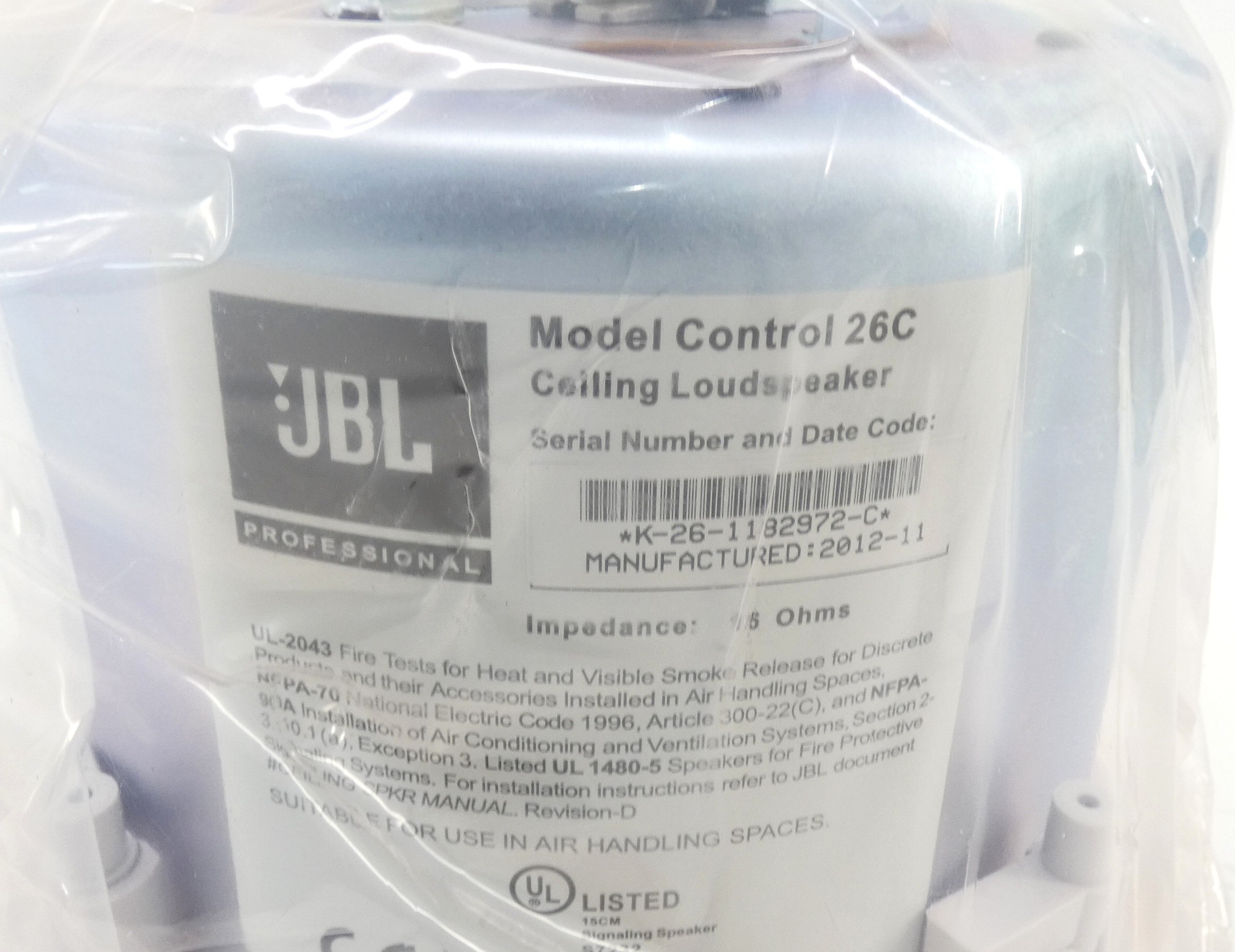 JBL 26C 6.5" Background Ceiling Speaker - Image 5