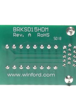 Alternative view of *Lot of 2* Winford BRKSD15HDM Slim Breakout Circuit Board 15-Pin Male Rev. A