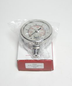 Winters PFP825 Liquid Filled Pressure Gauge 2.5" Dial 1/4"NPT Bottom 0-160 Psi/Kpa