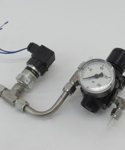 Norgen R72G-2AS-007 Pressure Regulator Gauge 200PSI W/ Noshok Pressure Switch 28VDC 2A