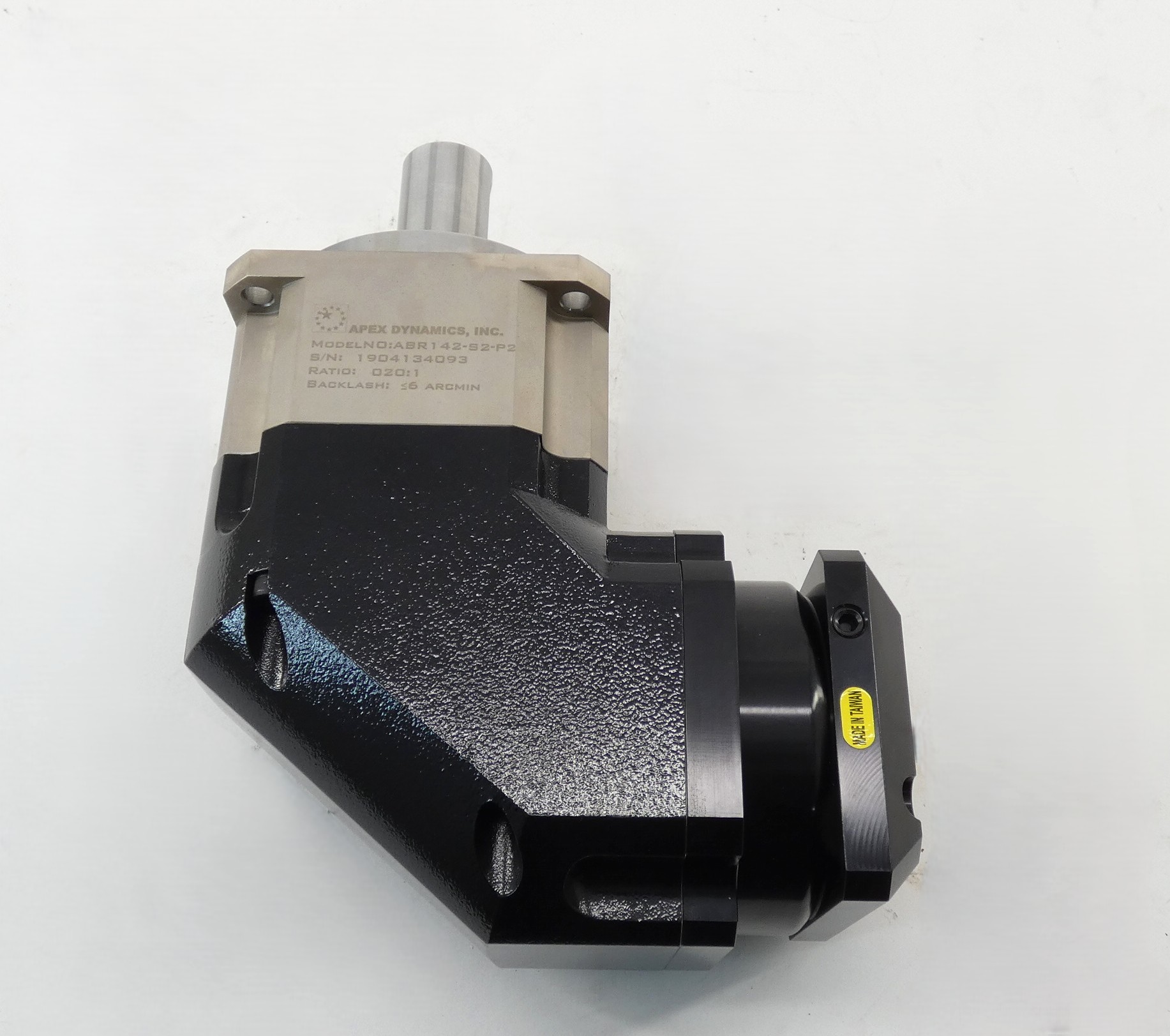 20:1 Ratio Apex Dynamics ABR142-020-S2-P2 Right Angle Gearbox - Image 3
