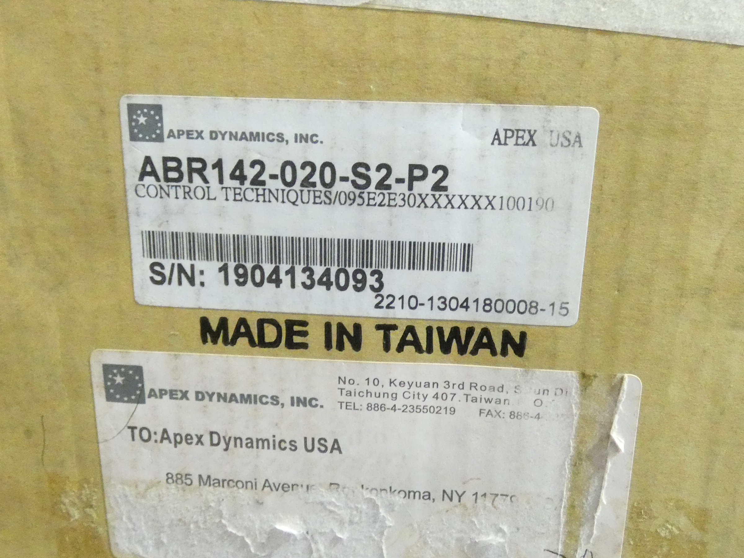 20:1 Ratio Apex Dynamics ABR142-020-S2-P2 Right Angle Gearbox - Image 13
