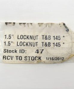 Alternative view of *Lot of 46* Thomas And Betts 145 1-1/2" Conduit Locknut
